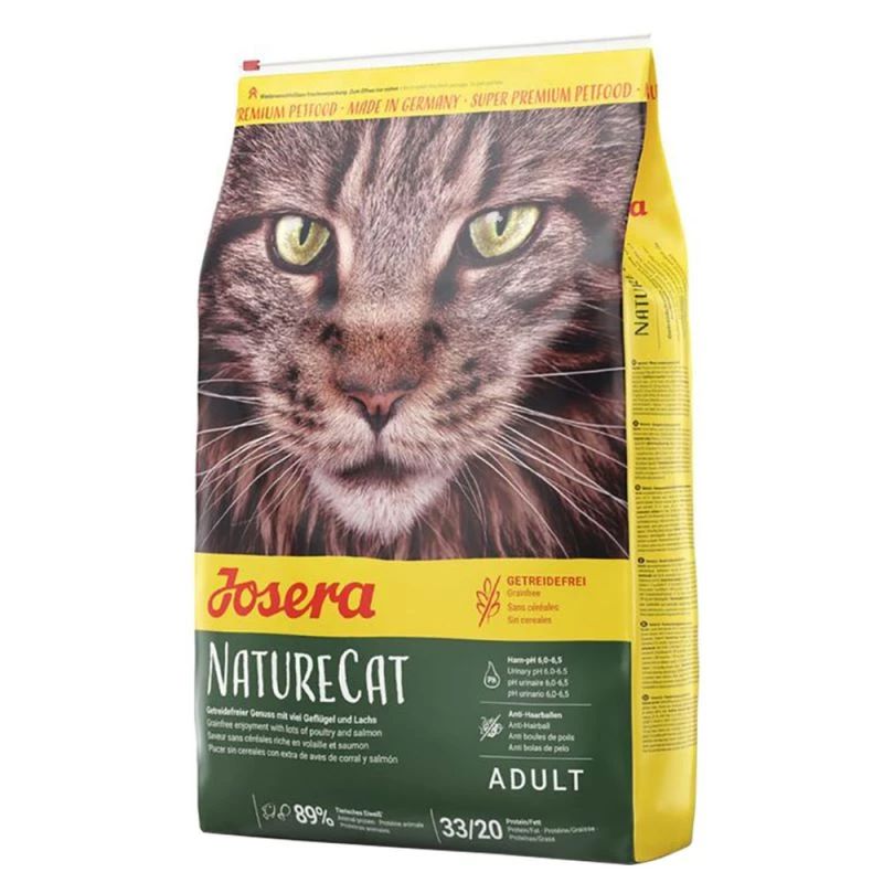 غذای خشک گربه جوسرا مدل new naturecat وزن 2 کیلوگرم